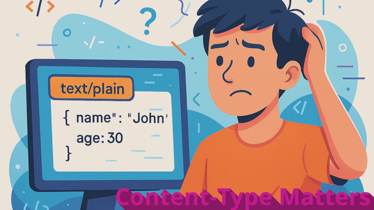 JSON Sent as text/plain
