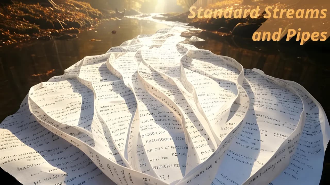 Standard Streams (stdin, stdout, stderr) & Pipes ( | )